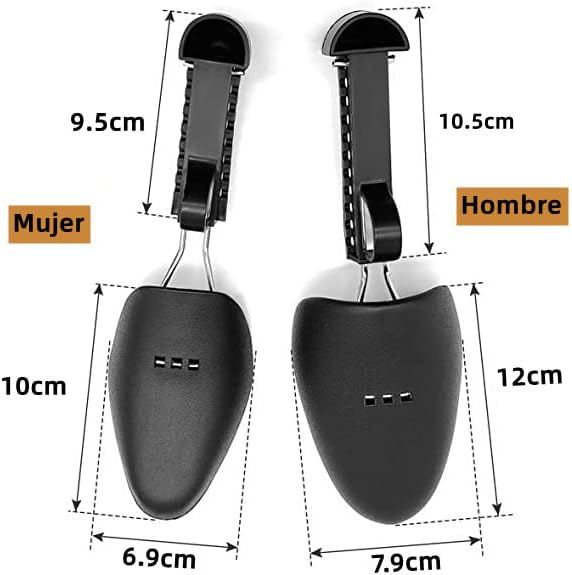 Hormas para Zapatos Hombre y Mujer Ajustable de 5 pares, Expansor de