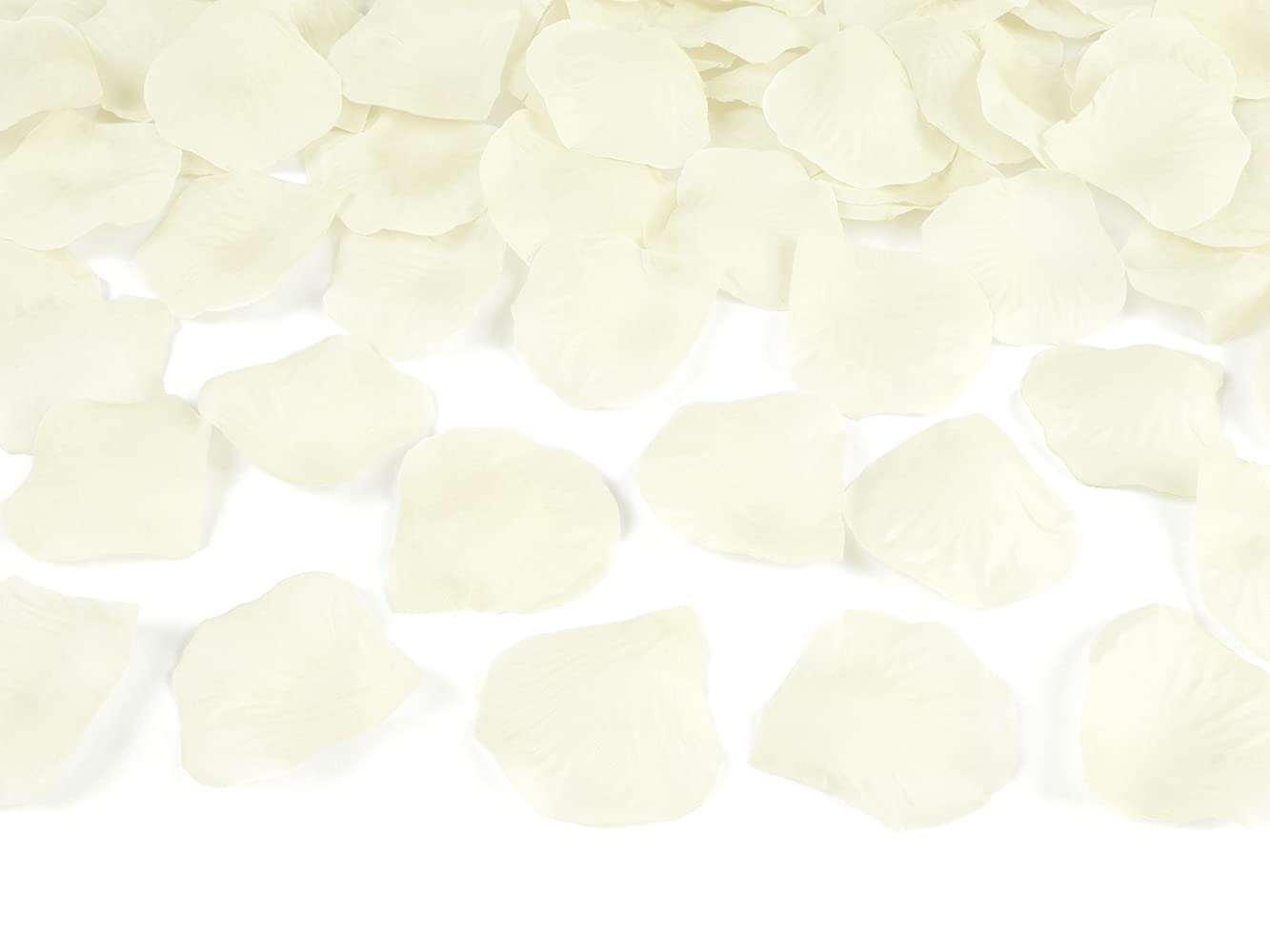 Konfetti Kanone Rosenblätter 40cm 12er Set Konfettikanone Party Popper Hochzeit Geburtstag creme