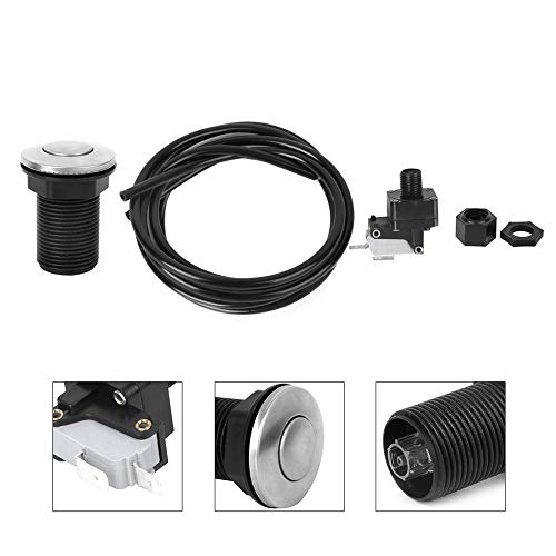 Shanrya Air Activated Switch, Push Switch Button, Air Button Switch, Portable Air Switch Hose Kit for Long Button Home Restaurtant Insinkerator - Image 4