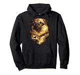 Black Pug Howling to The Moon 90s Retro Animal Dog Mom Pet Pullover Hoodie