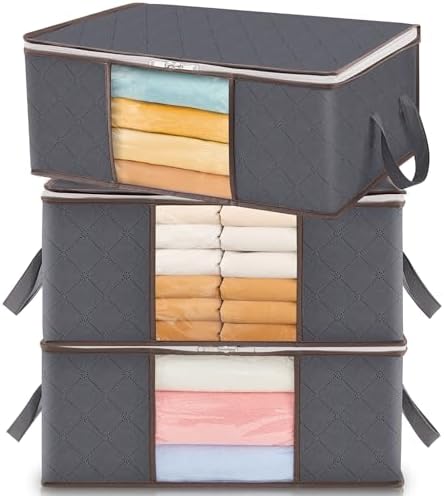 Pack de 3 caixas de tecido Lifewit 35 L