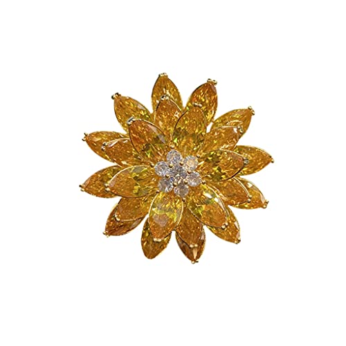 Broche élégante en strass et soie pour sublimer vos pulls d'hiver avec raffinement