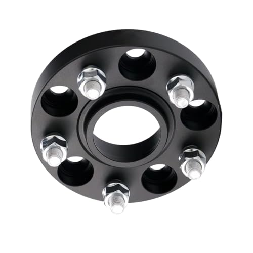 Joint d'espacement des brides de moyeu 5x115 CB71.6 noir usiné haute précision
