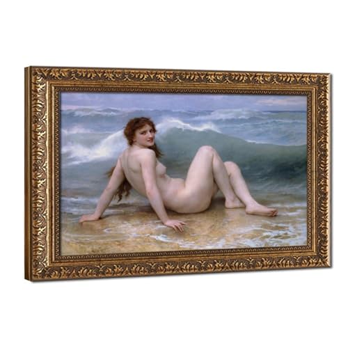 The Wave de Bouguereau toile décorative pour sublimer le design de votre salon