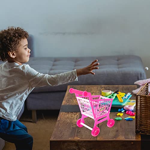 Generic Mini Carrinho de Compras Carrinho de Mão de Supermercado Infantil Carrinho de Compras Minúsc