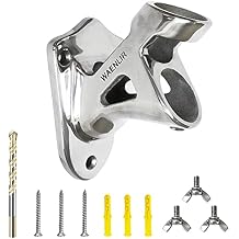 WAENLIR Two Position Stainless Steel Flag Pole Holder 1-1/4 inch, Heavy Duty and Rust Free Flag Mounting Bracket for House 1 1/4 inch 1.25 inch Inner Diameter