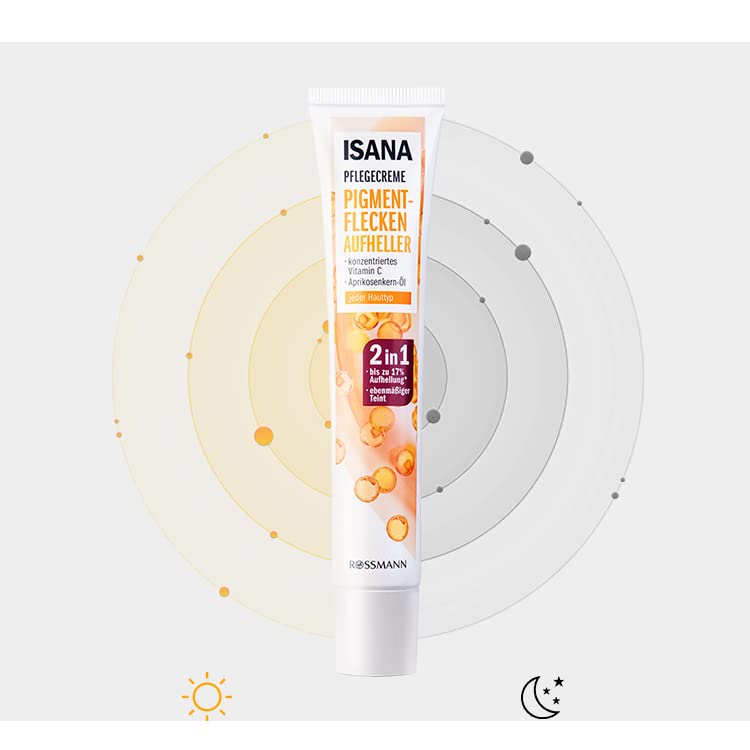 Miniatura 3 de 1 pieza Isana Pigment Flecken 2 en 1, suero de eliminación de pecas y oscuridad, elimina manchas oscuras y espinillas alrededor de la boca, obtén