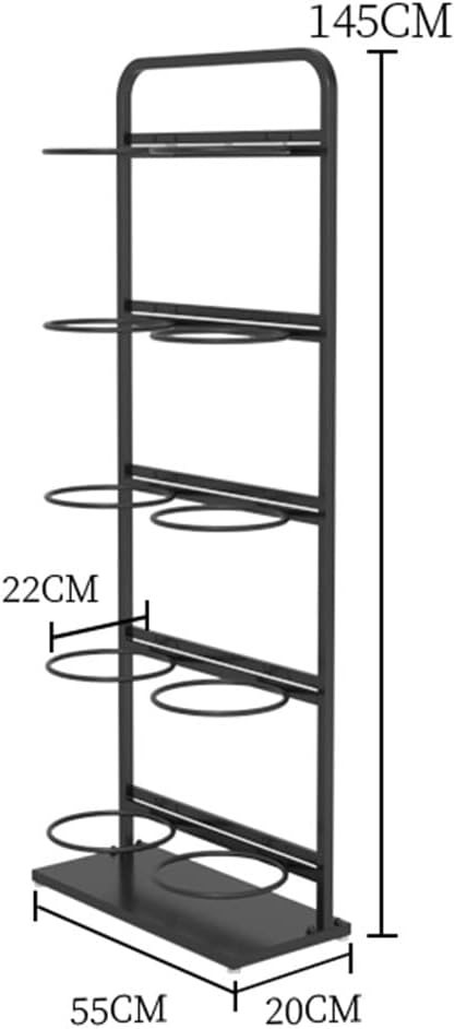 Vertical Basketball Storage Rack - Adjustable Sports Equipment Organizer for Hoops, Balls & More - Fits Basketball, Football, Volleyball - White, 50x20x145cm