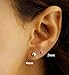 Handmade Ball Stud Earrings Set for Multiple Piercing,Minimalist 2mm 3mm 4mm Silver Ball Earrings for Helix Tragus Cartilage Piercing for Women Girls Hypoallergenic (2mm/3mm/4mm Ball, Silver Color)