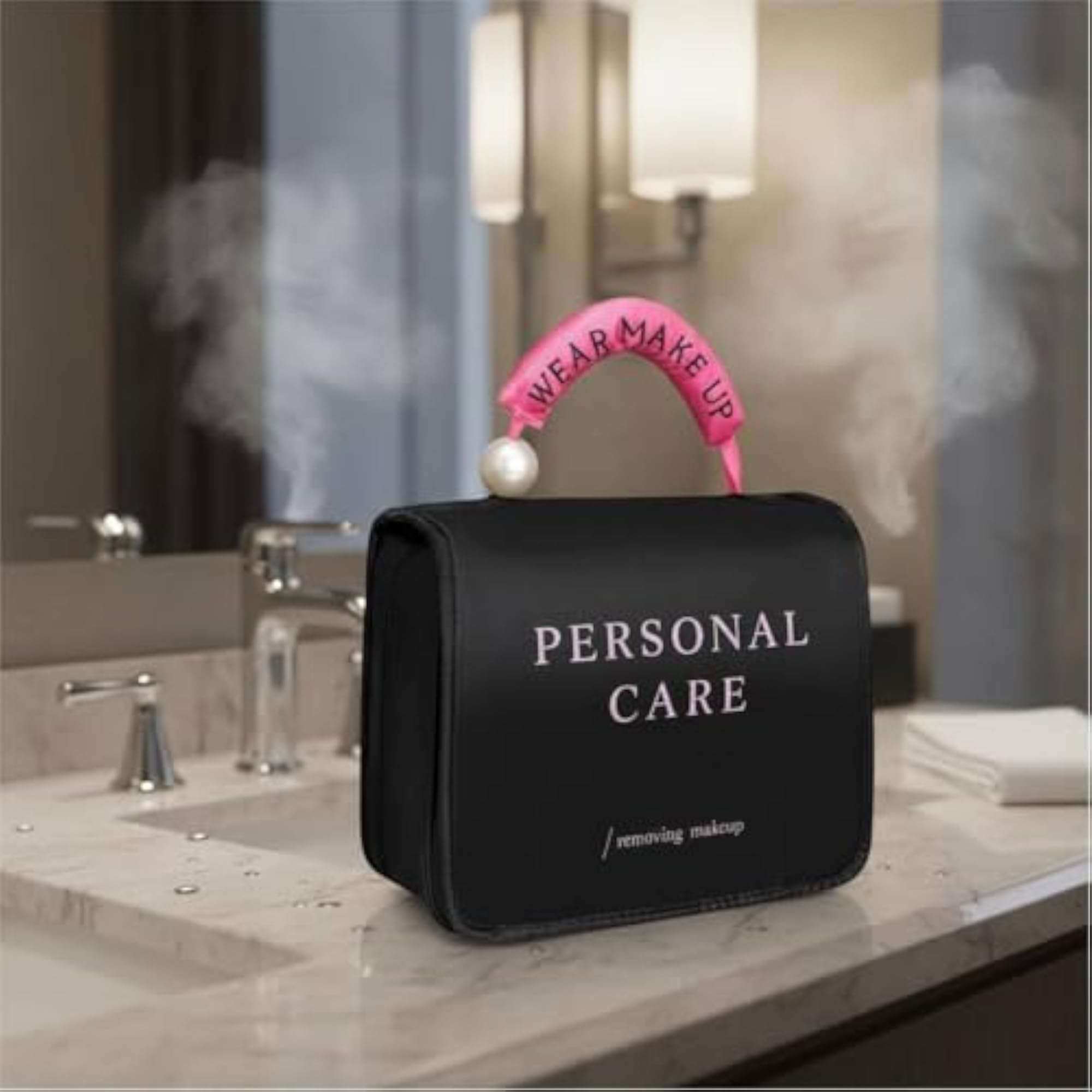 Multiple Compartments Hanging Toiletry Bag, Lightweight Organizer