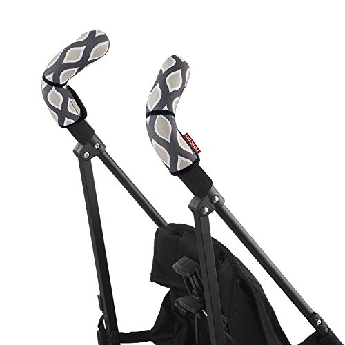 NIKIDOM - Housse pour Poussette guidon ouvert Kernel Grey Noir/gris Cover