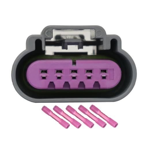 GROBARPART Mass Air Flow Sensor Maf Sensor Connector Harness Pigtail Fit for Cadillac Cts Escalade Fit for Chevy Avalanche Silverado Suburban Fit for Gmc Sierra Yukon XL 1500 2500 Replace# 10393948