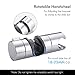 KES Shower Head Holder Hand Shower Bracket Replacement for 18-25MM Slide Bar Adjustable Shower Rod Holder Chrome Plated, PB4-CH