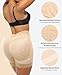 SHAPELLX Butt Lifting Shapewear For Women Tummy Control Faja Shaping Shorts Thigh Slimming Panties Mid Waisted Shaper (Beige,Small)