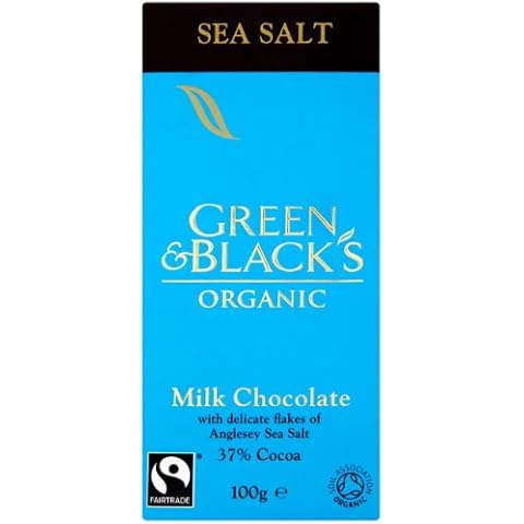 Green & Black's Sea Salt 100g Bar (Box of 5) Cover