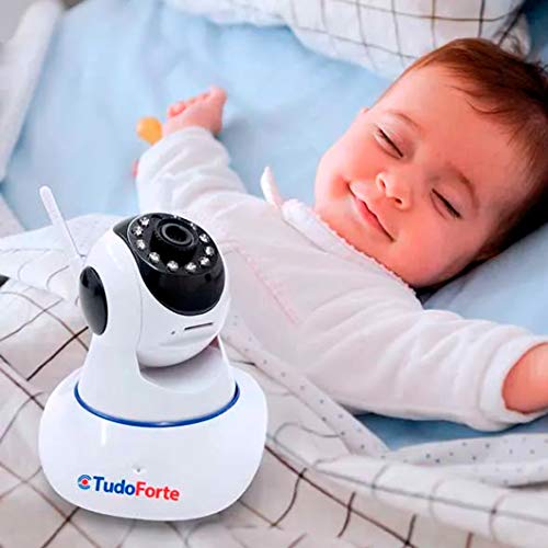 Baba Eletrônica Sem Fio Wifi HD 720p Robo Wireless, Com áudio, Grava em Cartão SD