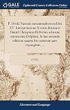 P. Ovidii Nasonis Metamorphoseon Libri X