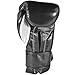 Cleto Reyes Hook and Loop Boxing Training Gloves, Black, 12 OZ
