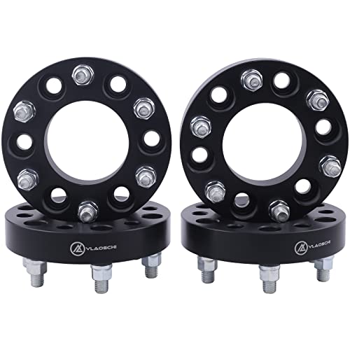 VLAOSCHI Black Forged 6x4.5 to 6x5.5 Wheel Adapters 1 Inch with 1/2" Studs Compatible with Dodge 6 Lug 6x114.3 to 6x139.7 for 1991-2004 Dakota | 1998-2003 Durango | 1993-2010 Viper - Pack of 4 by VLAOSCHI - Used condition - US$79.19