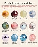 MYXJX bransoletka kryształowa, bransoletka amazonitowa dla kobiet mężczyzn, kamień naturalny, prawdziwi przyjaciele rodziny, 13 ~ 14 mm, 10mm, Kryształ, Brak kamienia szlachetnego