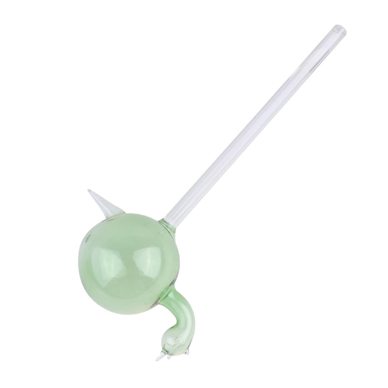 Abaodam Snail Shape Automatic Plant Watering Device Self Watering Glass Irrigation System for Garden Diameter Height Green Color for Potted