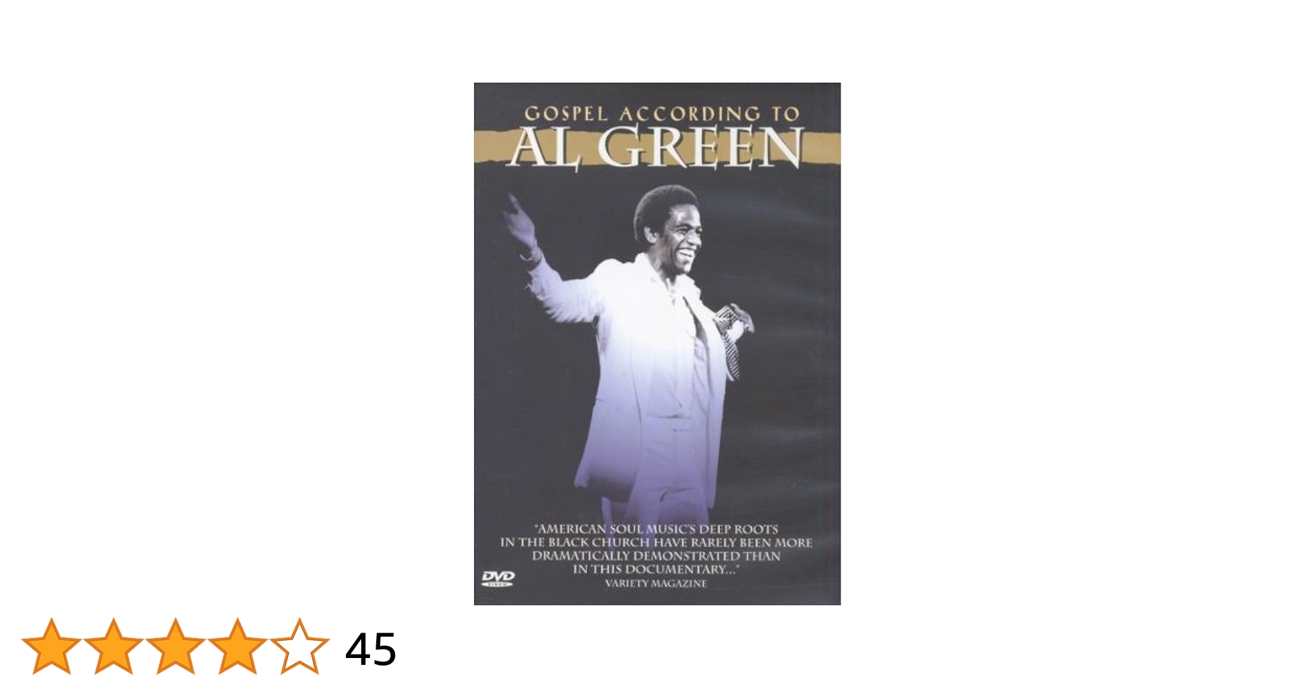 ゴスペル・アコーディング・トゥ・アル・グリーン [DVD] o7r6kf1 Al Green - The Gospel According To Al Green (DVD, 1998) for