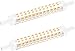 Luxvista 10W Non-Regulable R7S 118MM J118 LED Lineal Bombilla con 1300 Lúmenes, 360 Grados para Lámpara de Pie (2-Unidades, Luz Cálida)