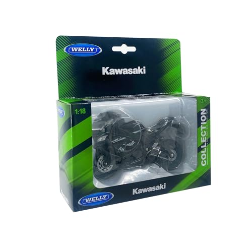 Modelo Coleccionable Motocicleta Kawasaki Ninja ZX-10RR 1:18 miniatura 4