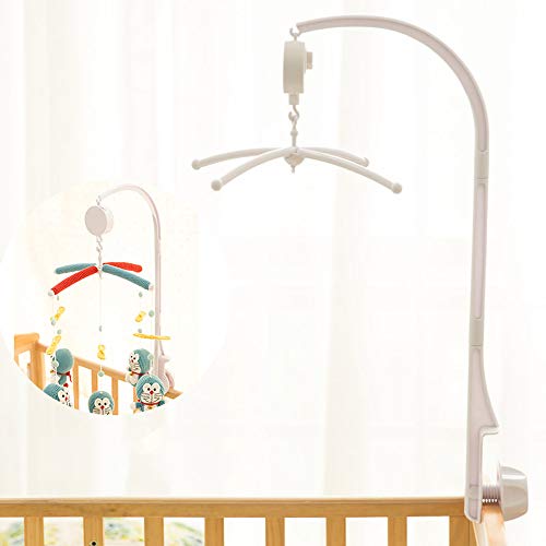 AFUNTA 26 Inch Baby Crib Mobiele Bed Bell Houder Muziek Box Houder Speelgoed Decoratie Hangende Arm Beugel Baby Bed… - Afbeelding 6