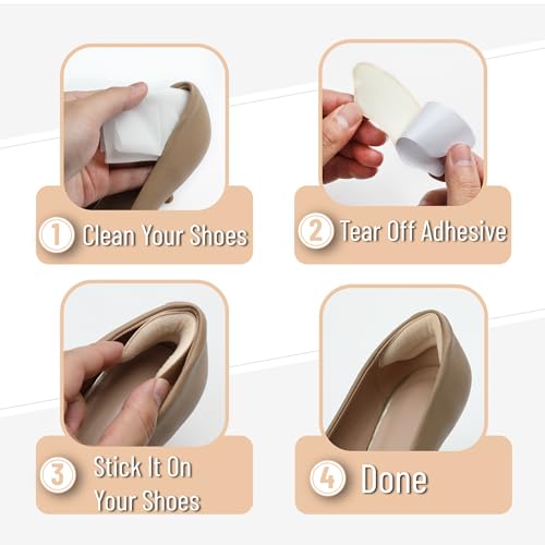 Image of Dr. JK- Metatarsal Pads Women, 8pcs, Beige, Heel Pads for Shoes Women, Ball of Foot Cushions (Pack of 3)