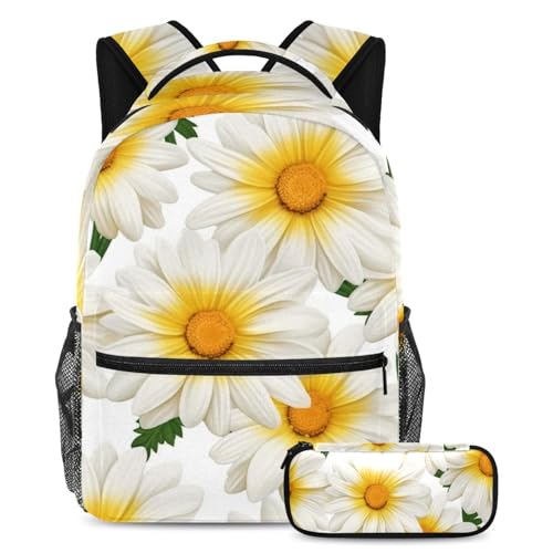 Sac à dos fleurs sauvages idéal pour les voyages et les cours des filles