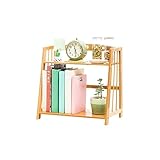 La bibliothèque est faite de bois de bambou de haute qualité, solide, solide, lisse et sans bavure.