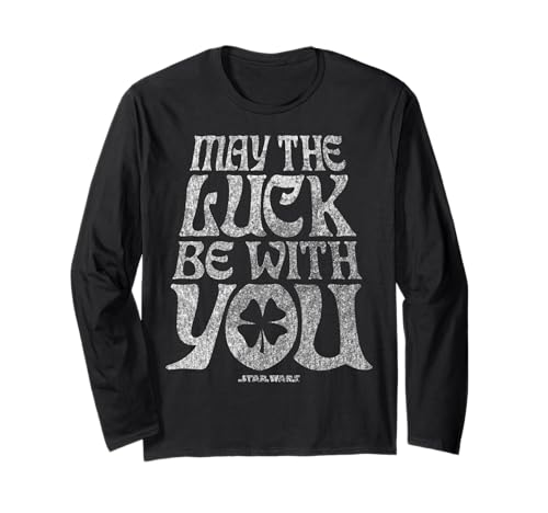 Star Wars May Luck Be With You vêtement coton manches longues confortable