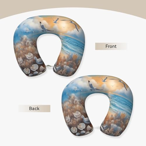Almohada de viaje espuma viscoelástica tamaño ajustable miniatura 2