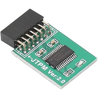 TPM Module 14 Pin for MSI TPM 2.0 Module, LPC Interface TPM Module Board with Strong Encryption for Win11, LPC Interface Secu