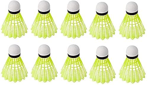 Kabello Nylon Badminton Shuttlecocks Outdoor Indoor Sports Activities/Training Shuttlecocks 10 Pcs Multi Color Pack of 1-image-34