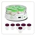 Produktbild LITTLE BALANCE 8487 Joghurtbereiter 7 Digital, Joghurtbereiter + 13 Gläser aus Glas, 190 ml, für selbstgemachten Joghurt, Timer bis zu 14 Stunden, automatische Abschaltung, Weiß