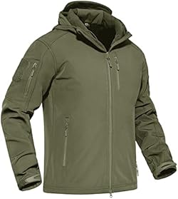 [KEFITEVD] ソフトシェルジャケット 撥水 裏フリース ウインドブレーカー メンズ 防寒防風 タクティカル マウンテンパーカー 大きいサイズ トレッキング