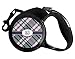 Plaid with Pop Retractable Dog Leash - Small (Personalized)