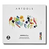 Aquarela Bisnaga Misci 6 ml 24 cores Artools, 610627, Multicor