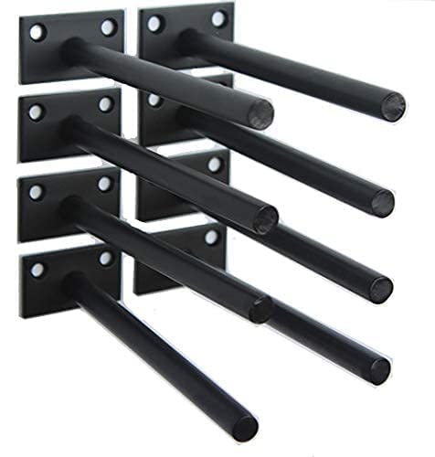 See full amazon price history chart for DIAMOND BRAND 6" Black Solid Steel Floating Shelf Bracket Blind Shelf Supports - Hidden Brackets for Floating Wood Shelves - Concealed Blind Shelf Support – Screws and Wall Plugs Included-(Pack of 8) DIAMOND BRAND 6" Black Solid Steel Floating Shelf Bracket Blind Shelf Supports - Hidden Brackets for Floating Wood Shelves - Concealed Blind Shelf Support – Screws and Wall Plugs Included-(Pack of 8) (B0B4F51KNF) Amazon Price History, Amazon Price Tracker