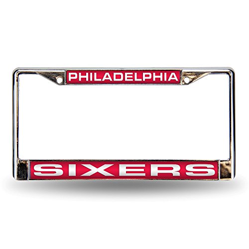 Rico Philadelphia 76Ers Official NBA License Plate Frame Laser by 663551