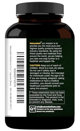 NatureBell Berberine HCL Complex Capsules
