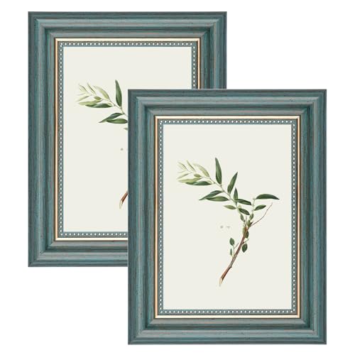 YoHyien Bilderrahmen Vintage 13x18 2er Set, Retro Fotorahmen zum Aufhängen...