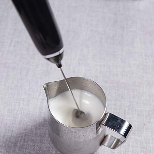 Milchaufschäumer, Handgerät, einfach wiederaufladbar, mit USB-Kabel befestigt, Kaffee-Schneebesen für Milchschäumen… – Bild 3