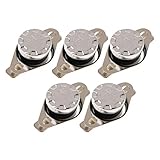 5x Interruptor Control Temperatura Abierto Termostato Ksd301 40-140 C 10a 250v - Plata 140 ℃