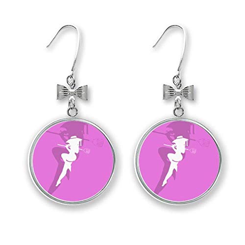 Boucles d'oreilles pendantes style nœud Art Déco, le cadeau tendance idéal