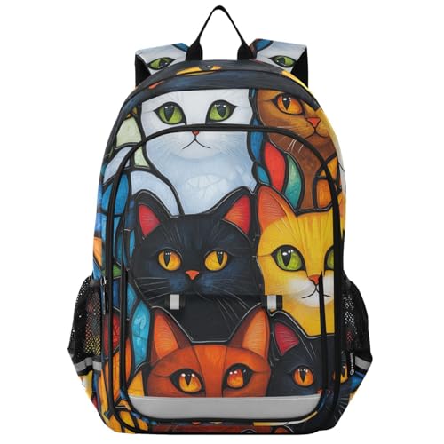 WDdZzyy Mochila para niños de 8 a 12 años, 8 a 12: modernas bolsas de libros para adolescentes y niños en varios colores, estilo moderno de Sweet Cat