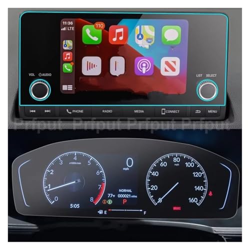 Film en verre trempé Honda Civic 11 pour écran de navigation GPS et instruments 2021-2022