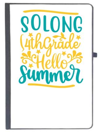 UDNAG Ruled Notebook Diary 'Teacher Student | Solong 4th Grade Hello Summer', [A5 80Pages 80GSM]